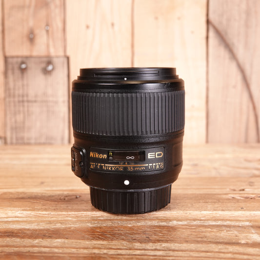 Used Nikon AF-S 35mm f1.8 G ED FX Lens