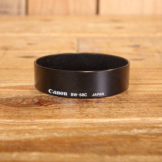 Used Canon BW-58C Original Hood 28-55mm 35-70mm FD Lenses