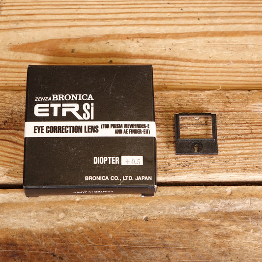 Used Zenza Bronica ETRsi Eye Correction Lens Diopter +0.5