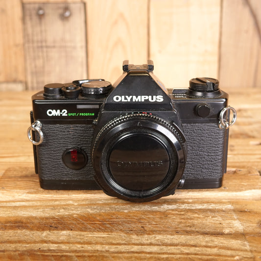 Used Olympus OM-2 Spot Program 35mm Film Camera Body