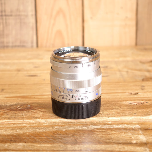 Used Carl Zeiss ZM 50mm F2 Planar T* Lens - Leica M Fit Lens