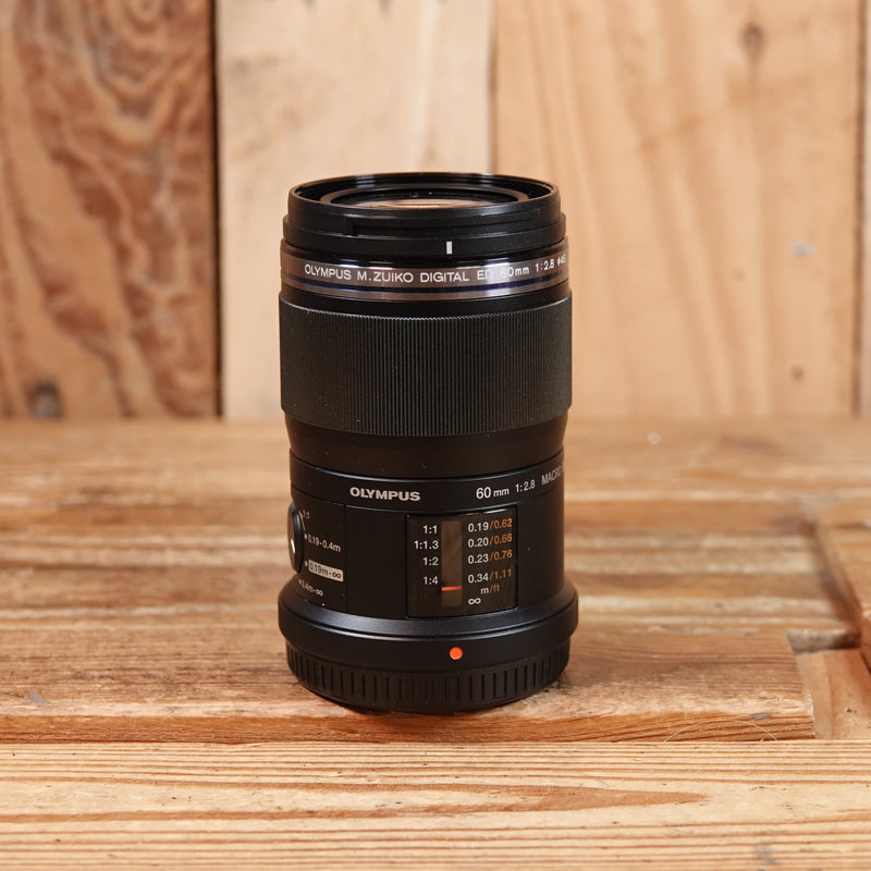 Used Olympus AF M.Zuiko 60mm F2.8 Macro Lens Micro Four Thirds