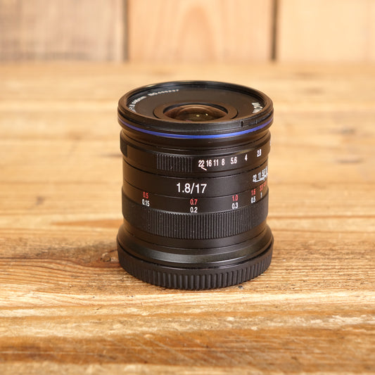 Used Laowa 17mm F1.8 C-Dreamer lens - Micro Four Thirds Fit