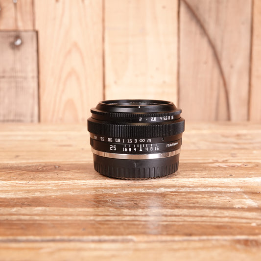 Used TTArtisan 25mm F2 Black Lens - Fujifilm XF Mount