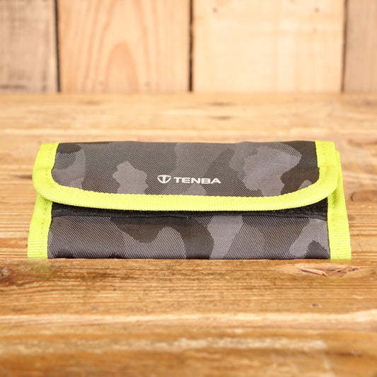 Used Tenba Tools Reload CF6 Card Wallet Black Lime Compact Flash