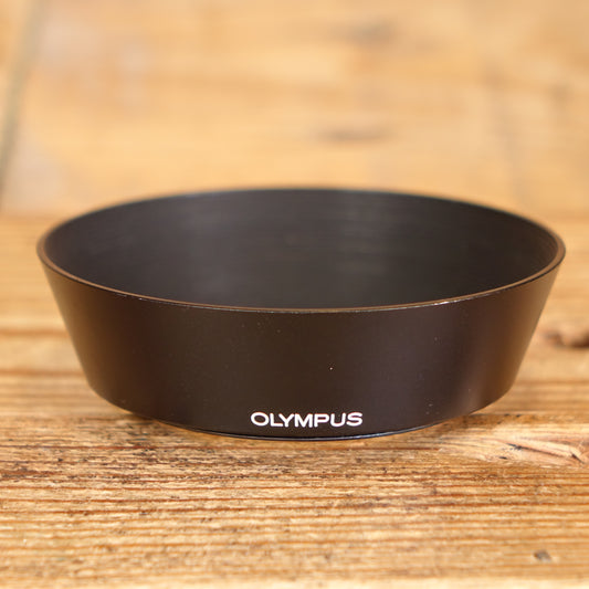Used Genuine Olympus Metal lens hood for OM 28mm f/3.5 or 28mm f/2.8 or 49mm thread