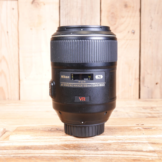 Used Nikon AF-S 105mm F2.8 G VR Micro Lens