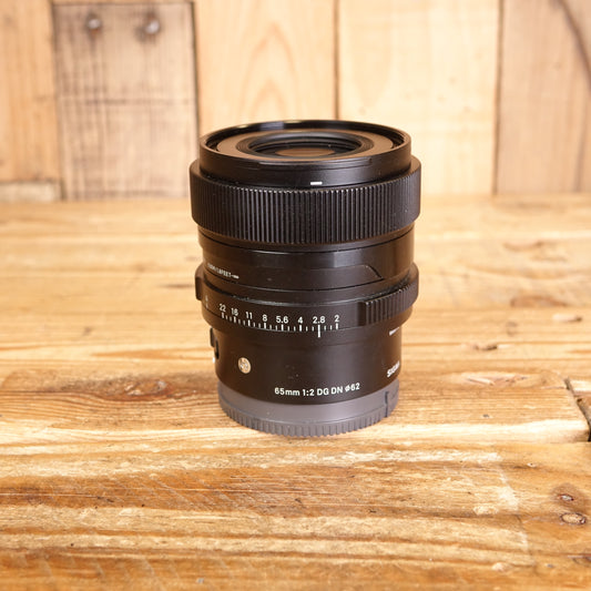 Used Sigma 65mm F2 DG DN Contemporary Sony E-mount Lens