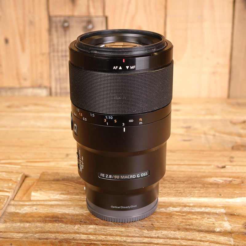 Used Sony FE 90mm F2.8 Macro G OSS Lens