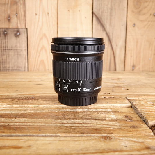 Used Canon EF-S 10-18mm F4.5-5.6 IS STM Lens