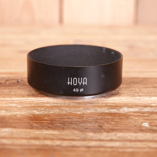 Used Hoya 49mm Metal Lens Hood