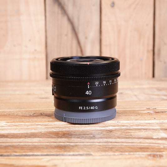 Used Sony FE 40mm F2.5 G Lens