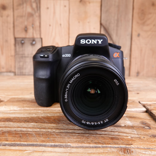 Used Sony A200 DSLR Camera with 18-70mm F3.5-5.6 Lens
