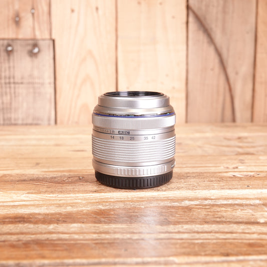 Used Olympus AF 14-42mm F3.5-5.6 II R MSC Silver Micro Four Thirds Lens