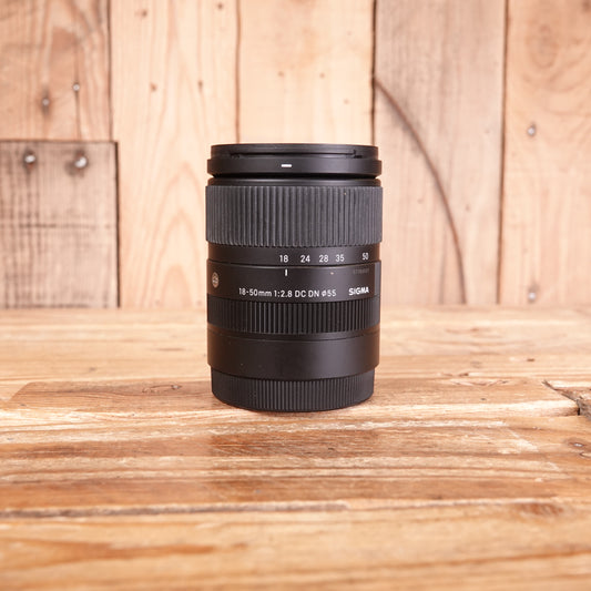 Used Sigma 18-50mm F2.8 DC DN Contemporary Sony E-mount Lens