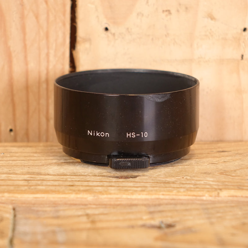 Used NIKON Genuine HS-10 Lens Hood for 85mm f2 / 105mm f2.5 lenses