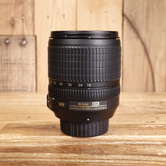 Used Nikon AF-S 18-105mm F3.5-5.6 VR G ED DX Lens