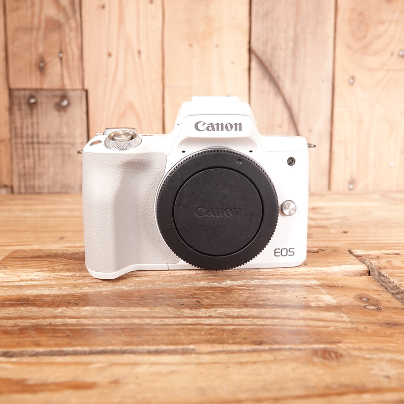 Used Canon M50 Mark II White Camera Body