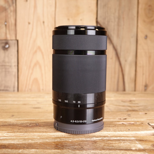 Used Sony E 55-210mm f4.5-6.3 OSS Black Telephoto Lens