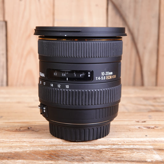 Used Sigma AF 10-20mm F4-5.6 EX DC HSM Lens - Canon Fit