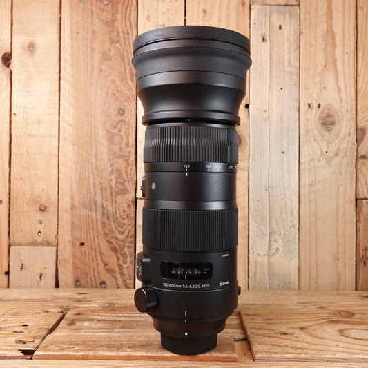 Used Sigma 150-600mm F5-6.3 DG Sport Lens - Nikon Fit