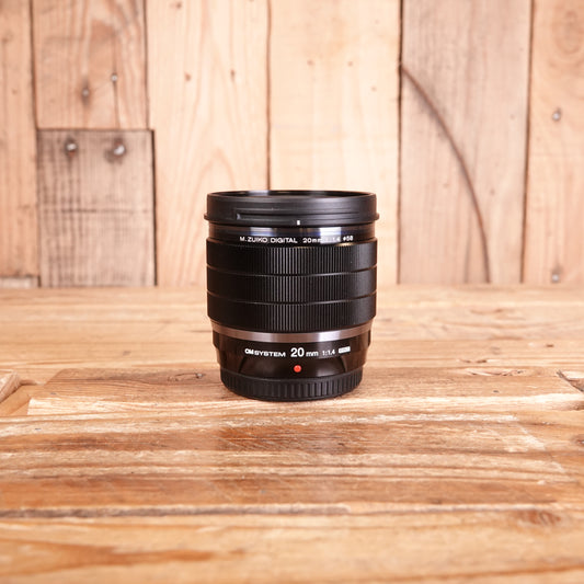 Used OM System M.Zuiko 20mm f1.4 ED Pro Lens