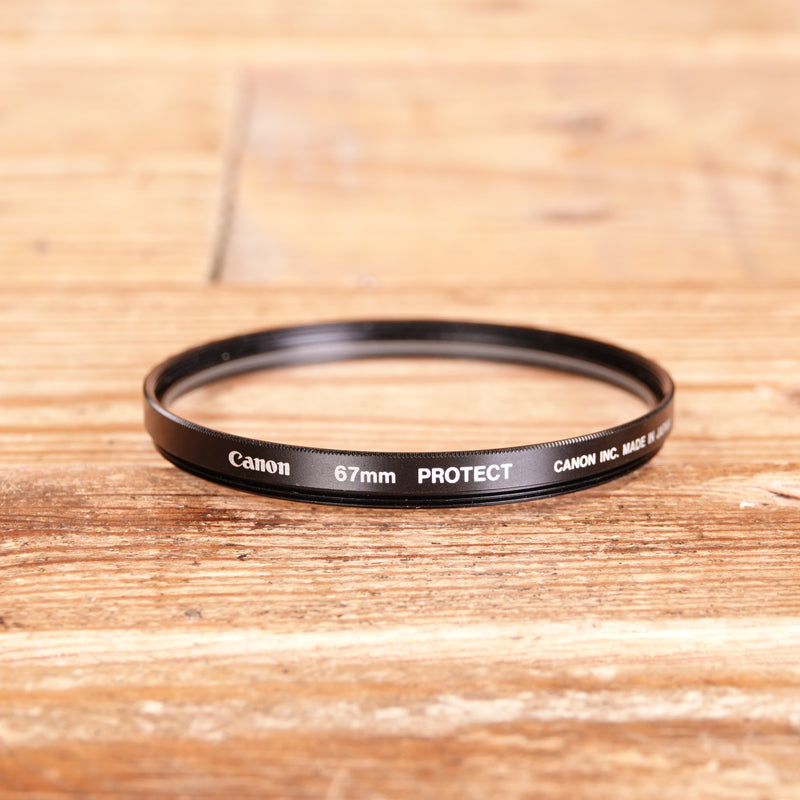 Used Canon 67mm protect lens filter