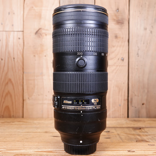 Used Nikon AF-S 70-200mm F2.8 E FL ED VR Lens