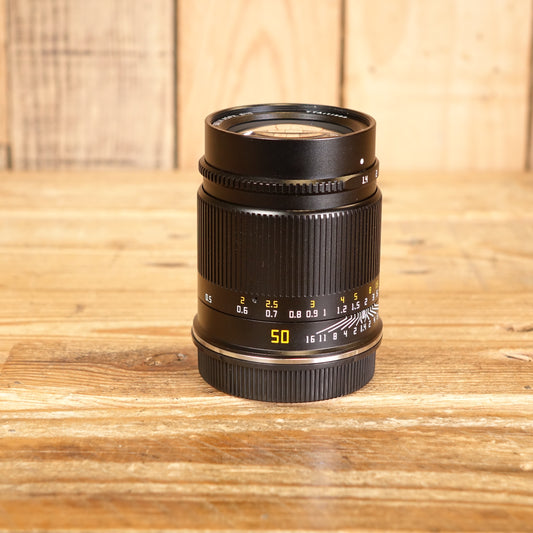 Used TTArtisan 50mm F1.4 Black Lens - L-Mount