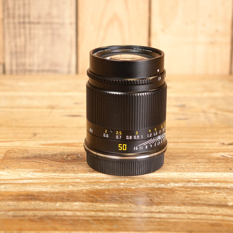 Used TTArtisan 50mm F1.4 Black Lens - L-Mount