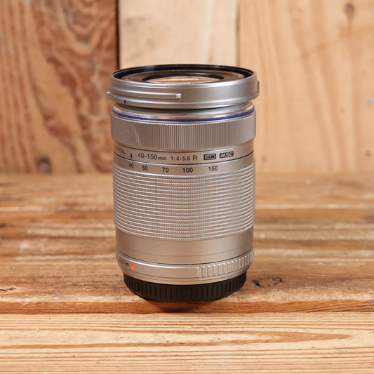 Used Olympus 40-150mm f4-5.6 R ED MSC Silver Lens