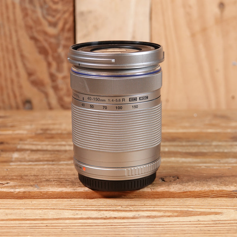Used Olympus 40-150mm f4-5.6 R ED MSC Silver Lens
