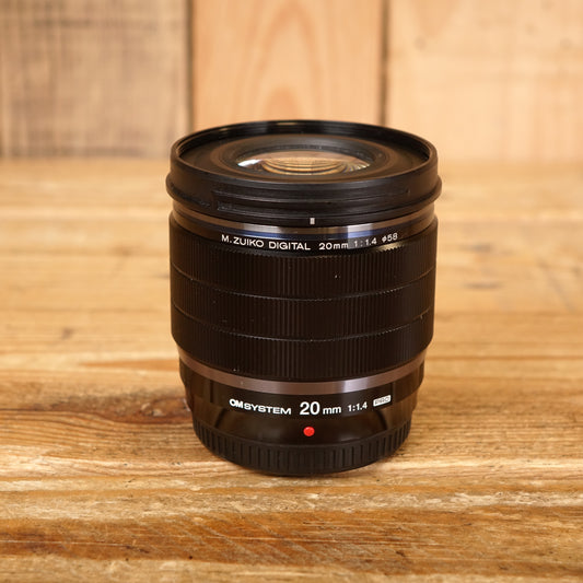 Used OM System M.Zuiko 20mm f1.4 ED Pro Lens
