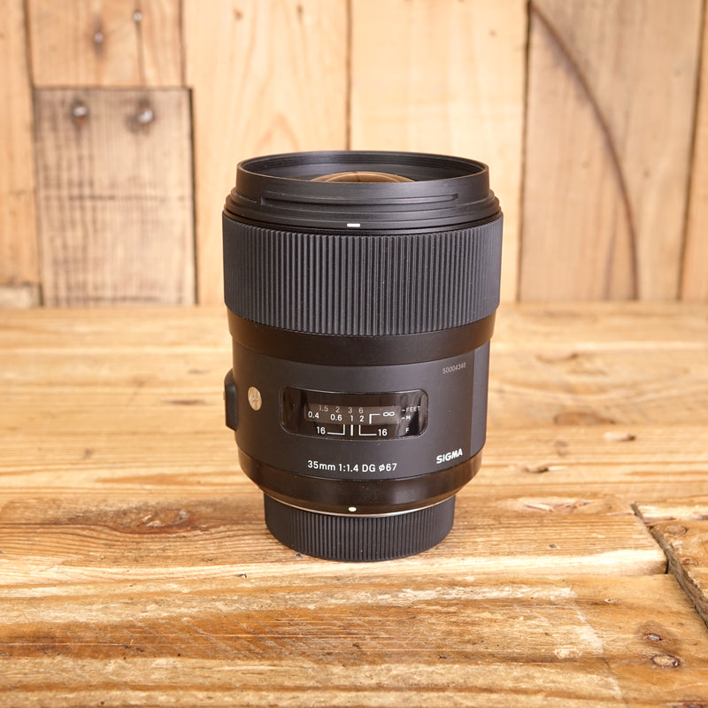 Used Sigma 35mm F1.4 DG Art Lens - Nikon Fit
