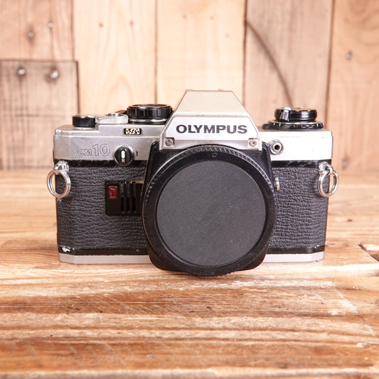 Used Olympus OM-10 Silver 35mm Film Camera Body