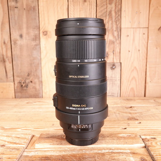Used Sigma 120-400mm F4.5-5.6 APO HSM Lens - Canon EF