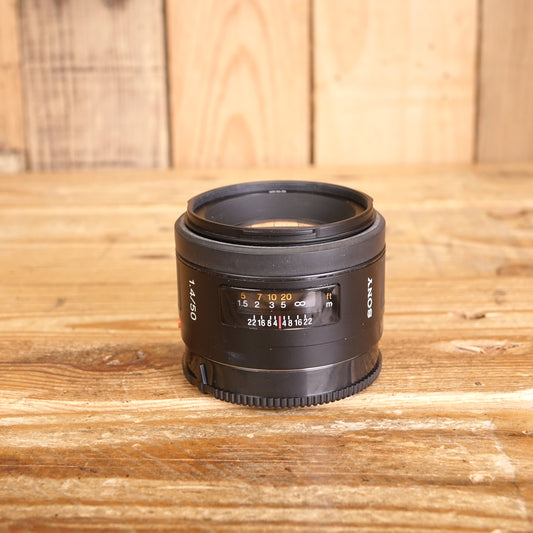 Used Sony A 50mm F1.4 Lens