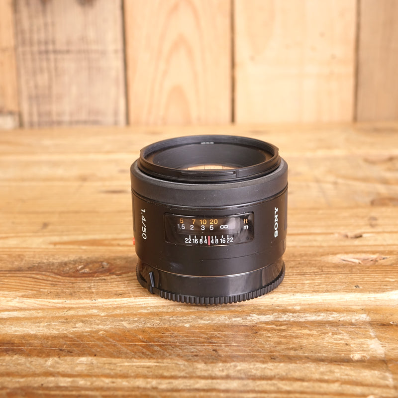 Used Sony A 50mm F1.4 Lens