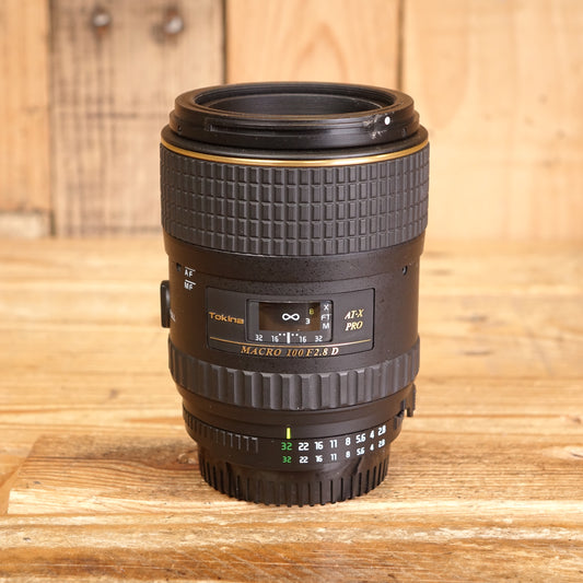 Used Tokina AT-X Pro 100mm f2.8  D Lens - Nikon fit