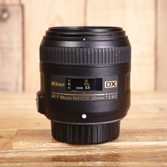 Used Nikon AF-S Micro 40mm F2.8 G Lens