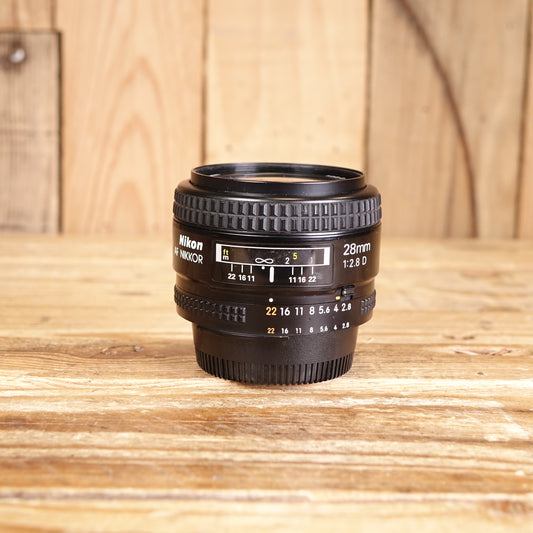 Used Nikon Nikkor AF 28mm F2.8 D Lens