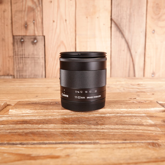 Used Canon EF-M 11-22mm F4.5-5.6 IS STM EOS M Lens