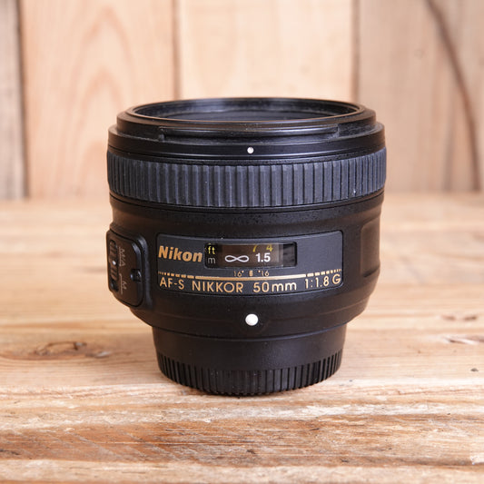 Used Nikon AF-S 50mm F1.8 G Lens