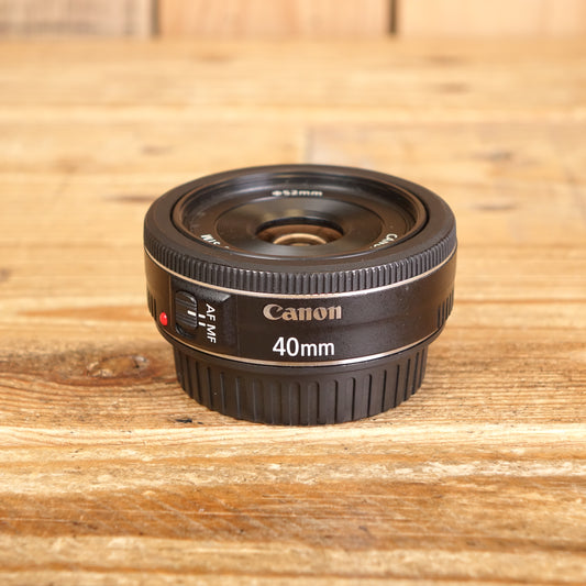 Used Canon EF 40mm F2.8 STM Pancake Lens