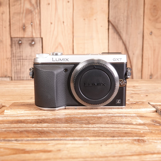 Used Panasonic Lumix DMC-GX7 Silver Camera Body