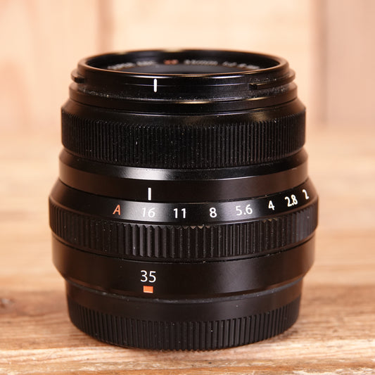 Used Fujifilm XF 35mm F2 Black R WR Fujinon Lens