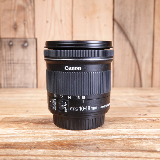 Used Canon EF-S 10-18mm F4.5-5.6 IS STM Lens