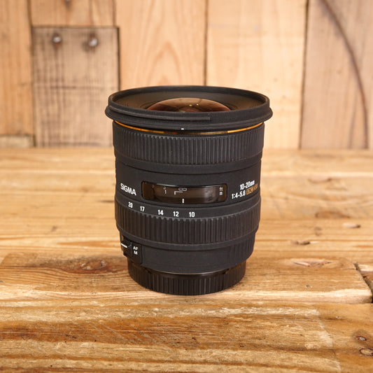 Used Sigma AF 10-20mm F4-5.6 EX DC HSM Lens - Canon Fit