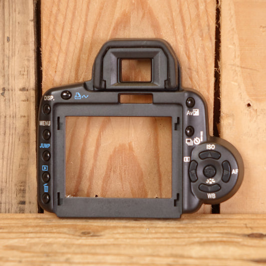 Used Rear Back Cover Replacement + Button For Canon 400D Camera