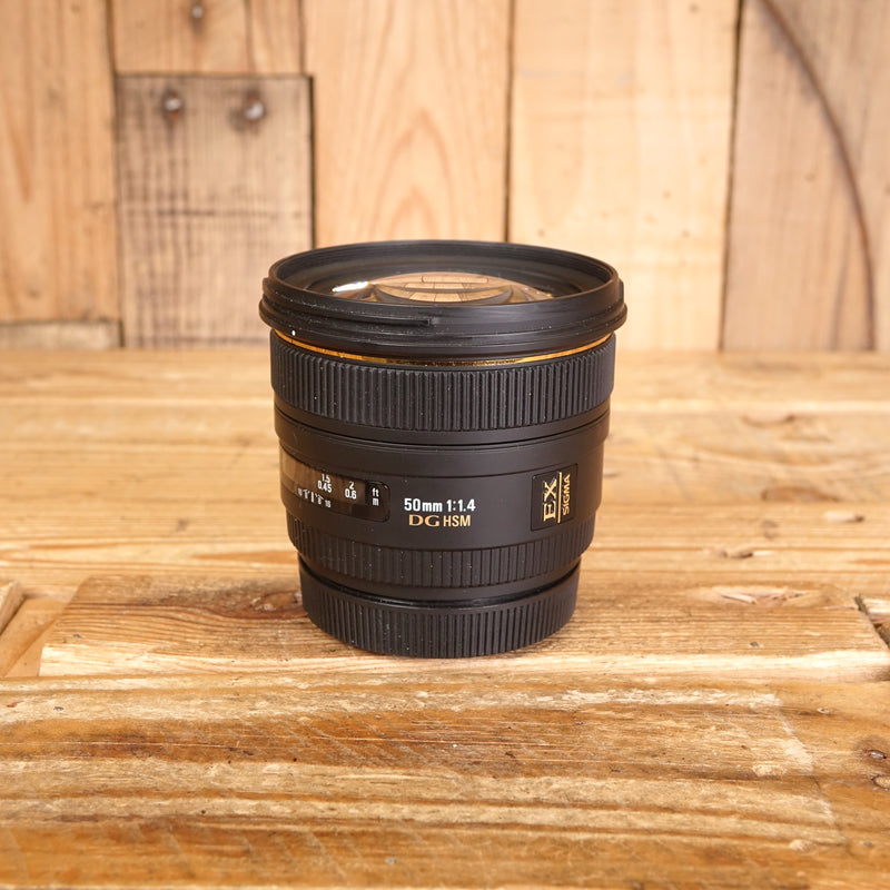 Used Sigma 50mm F1.4 DG HSM Lens - Canon EF Fit